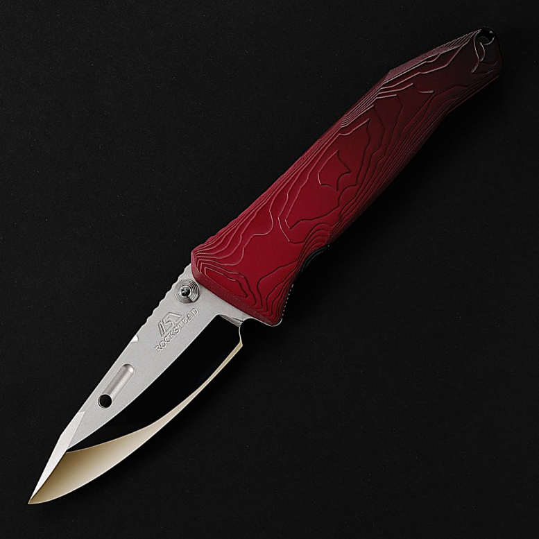 Rockstead SAI-ZDP (AWR) ZDP-189 BLade Claret Titanium Handle Folding Knives Collect