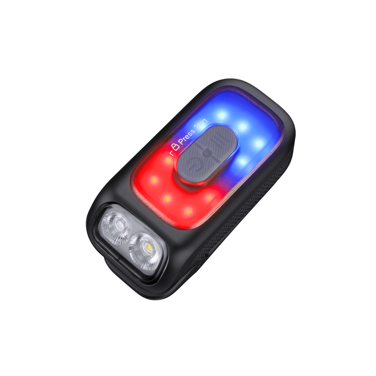 Fenix E04R Linterna giratoria con clip para herramientas EDC (Negra)