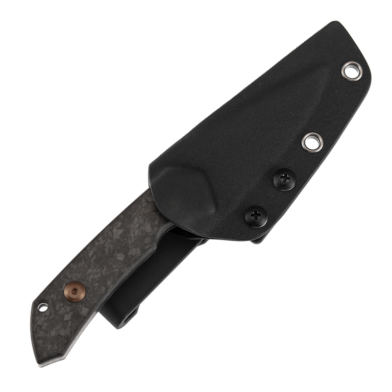 Kansept Fenrir G3034A1 D2 Blade Shred Carbon Fiber Handle Fixed Blade Knife