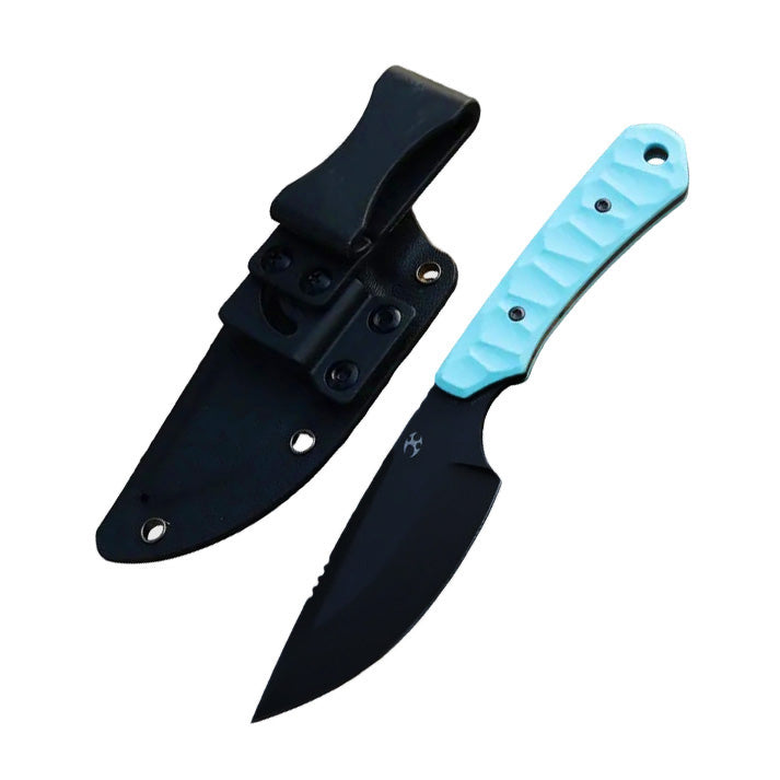 Kansept Flank G006A6 D2 Blade Sky Blue G10 Handle Fixed Blade Knife