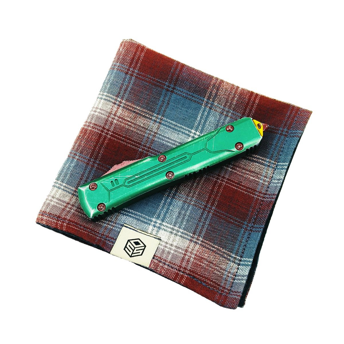 SnakeSword Hanks EDC Hanks Knife Hanks Lattice Handkerchief 25CM*25CM