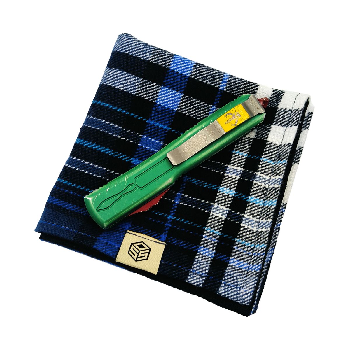 SnakeSword Hanks EDC Hanks Knife Hanks Lattice Handkerchief 25CM*25CM