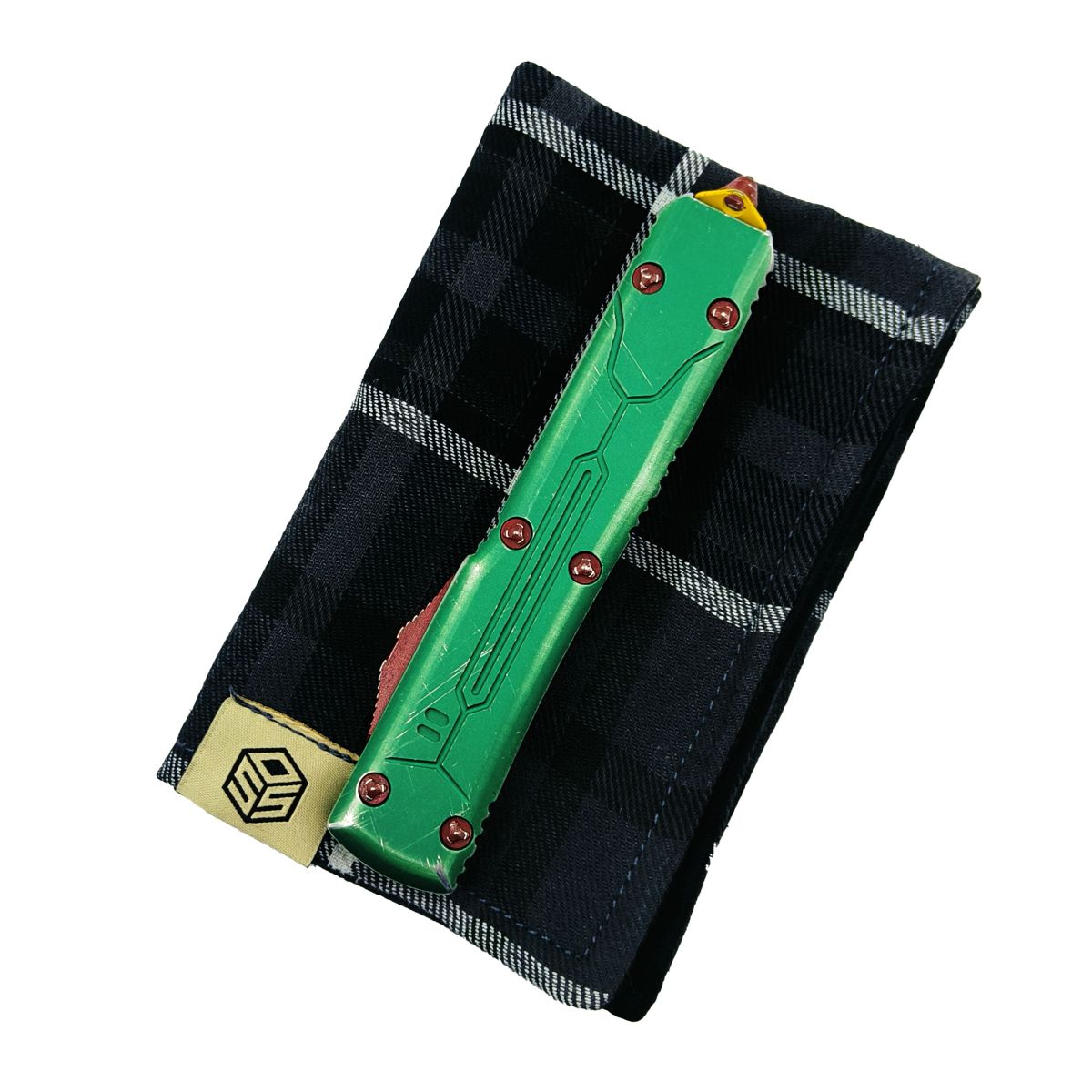 SnakeSword Hanks EDC Hanks Knife Hanks Lattice Handkerchief 25CM*25CM