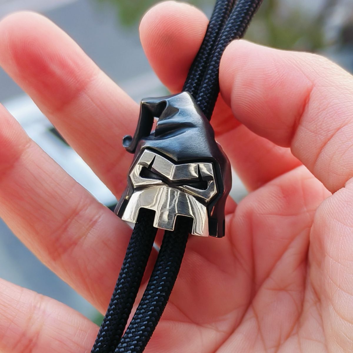 Alex Peshkov Mosol Mask Wing Bead Custom Knife Lanyard bead Limit