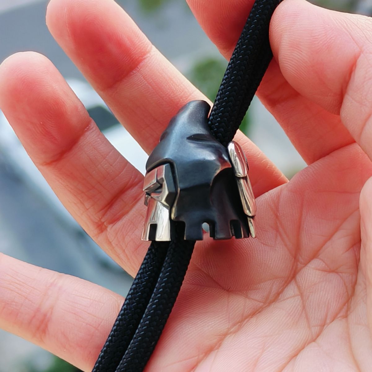 Alex Peshkov Mosol Mask Wing Bead Custom Knife Lanyard bead Limit