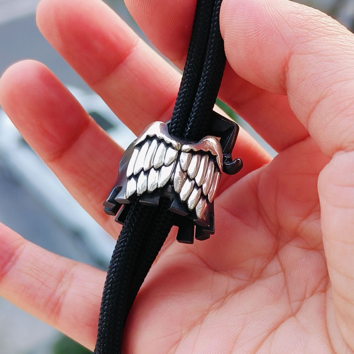 Alex Peshkov Mosol Mask Wing Bead Custom Knife Lanyard bead Limit