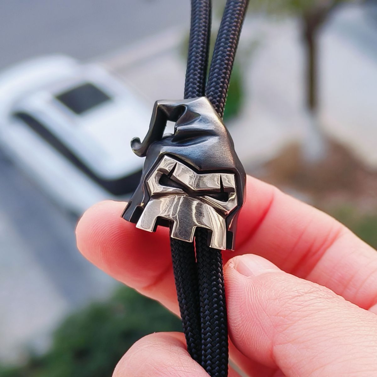 Alex Peshkov Mosol Mask Wing Bead Custom Knife Lanyard bead Limit