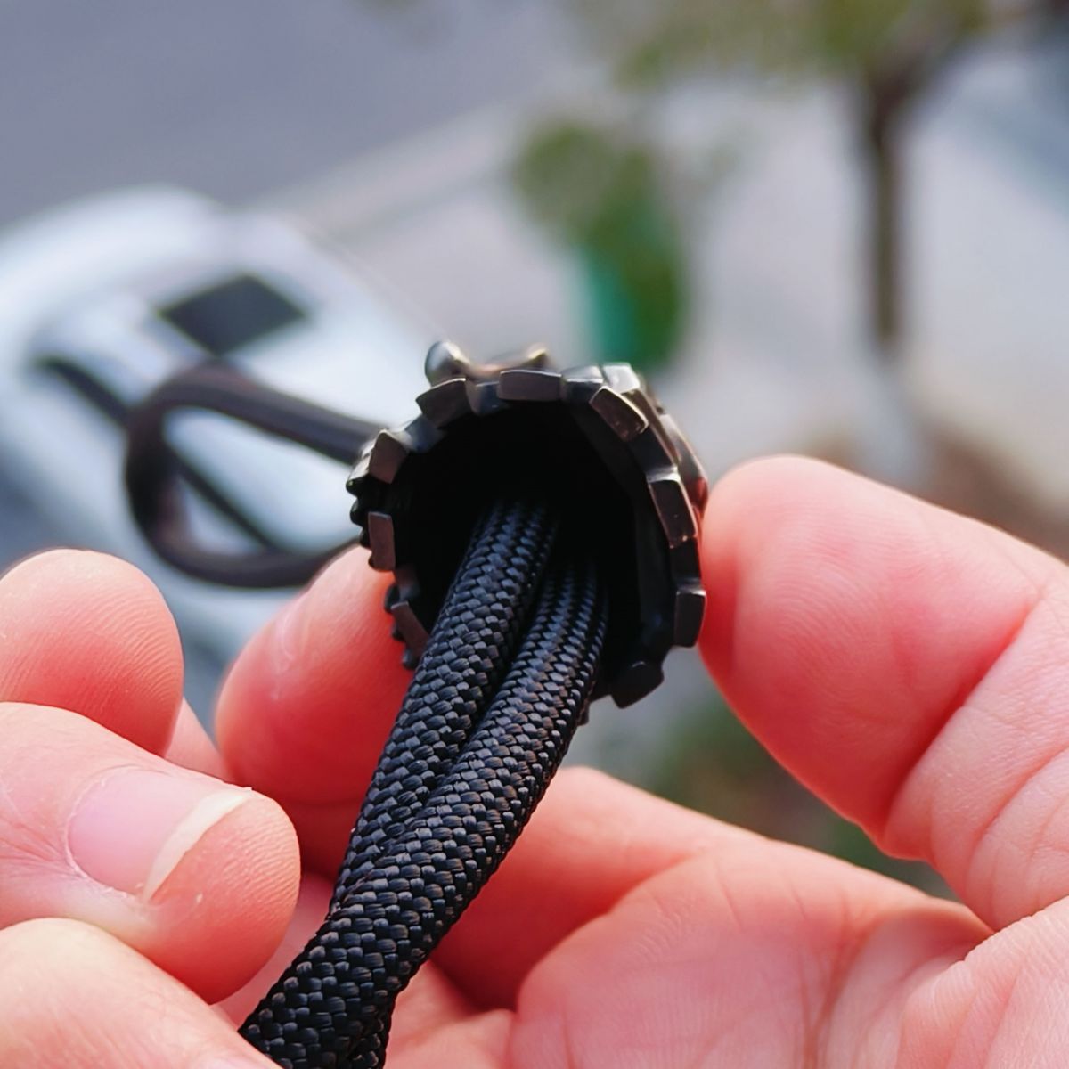 Alex Peshkov Mosol Mask Wing Bead Custom Knife Lanyard bead Limit