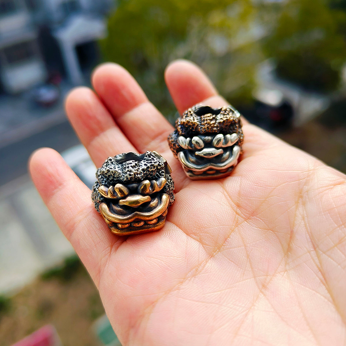Phase Objects Silver Lion Beads Custom Made GearBLog Exclusive Limit