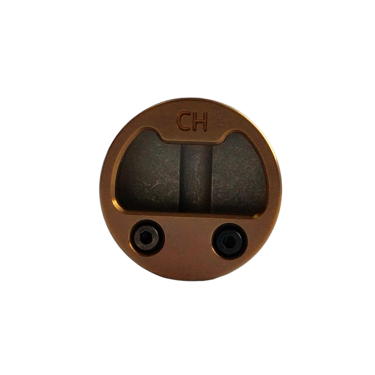 Cpprhd POP Bead Titanium Bottle Opener Limited Paracord Knife Lanyard Bead Anodized Brown