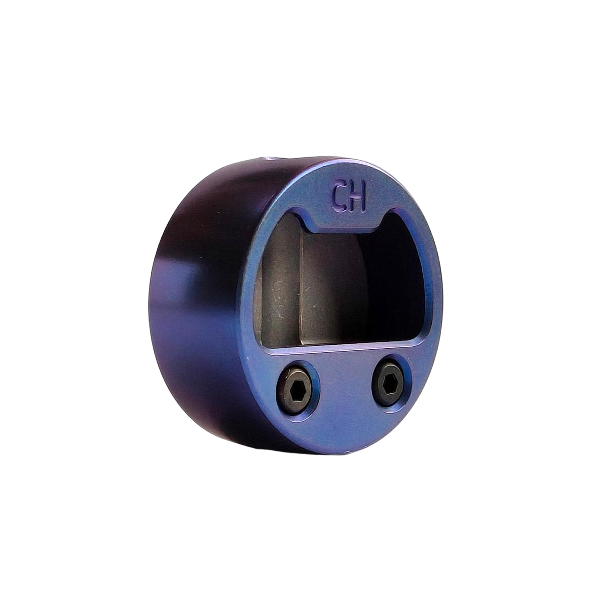 Cpprhd POP Bead Titanium Bottle Opener Limited Paracord Knife Lanyard Bead Anodized Purple