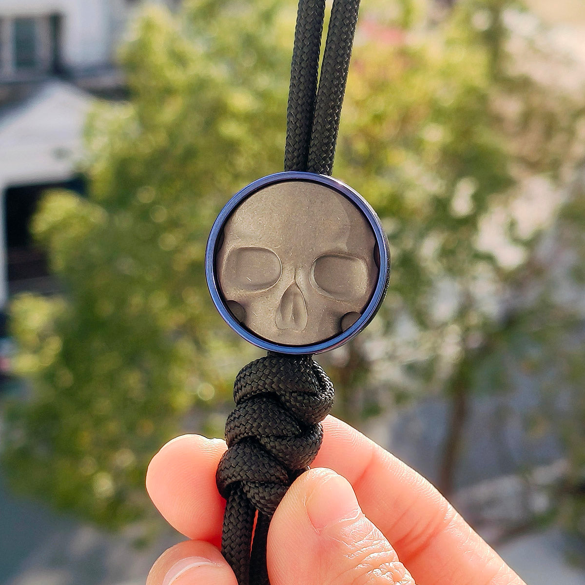 Cpprhd POP Bead Titanium Bottle Opener Limited Paracord Knife Lanyard Bead Anodized Purple