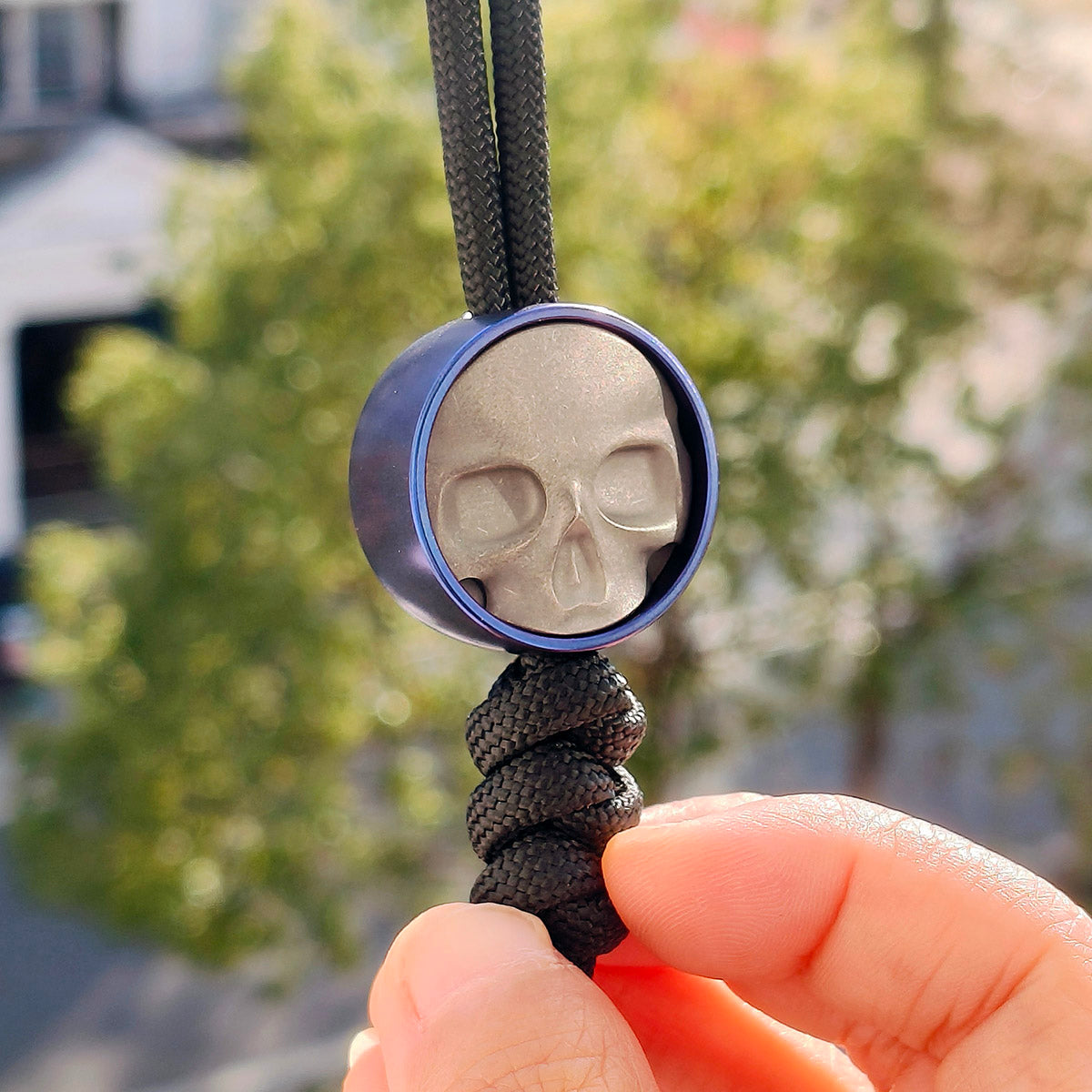 Cpprhd POP Bead Titanium Bottle Opener Limited Paracord Knife Lanyard Bead Anodized Purple