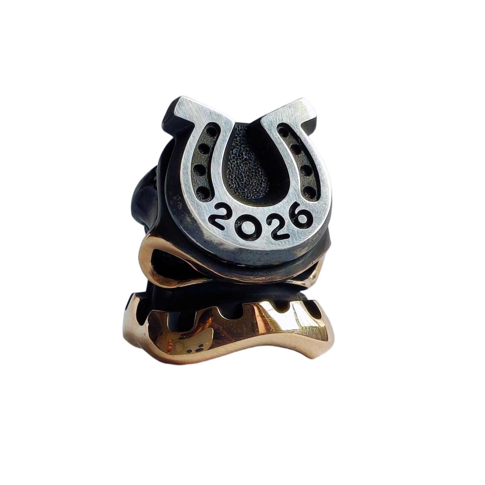 Alex Peshkov 2026 Horse's Hoof Lucky Bead Custom Knife Lanyard bead Edc Beads