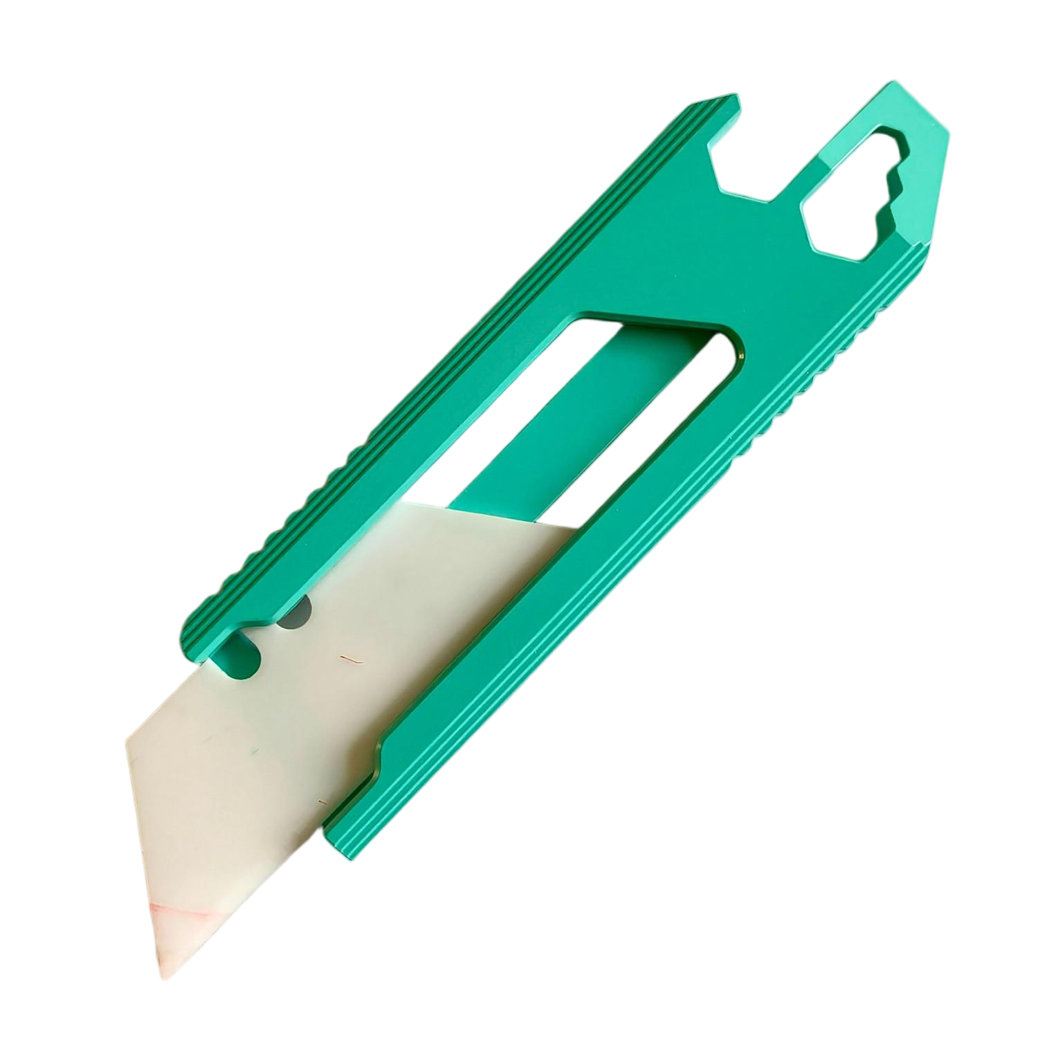 SnakeSword Honey Badger II Pro Titanium Integrated Utility knife Tiffany Blue