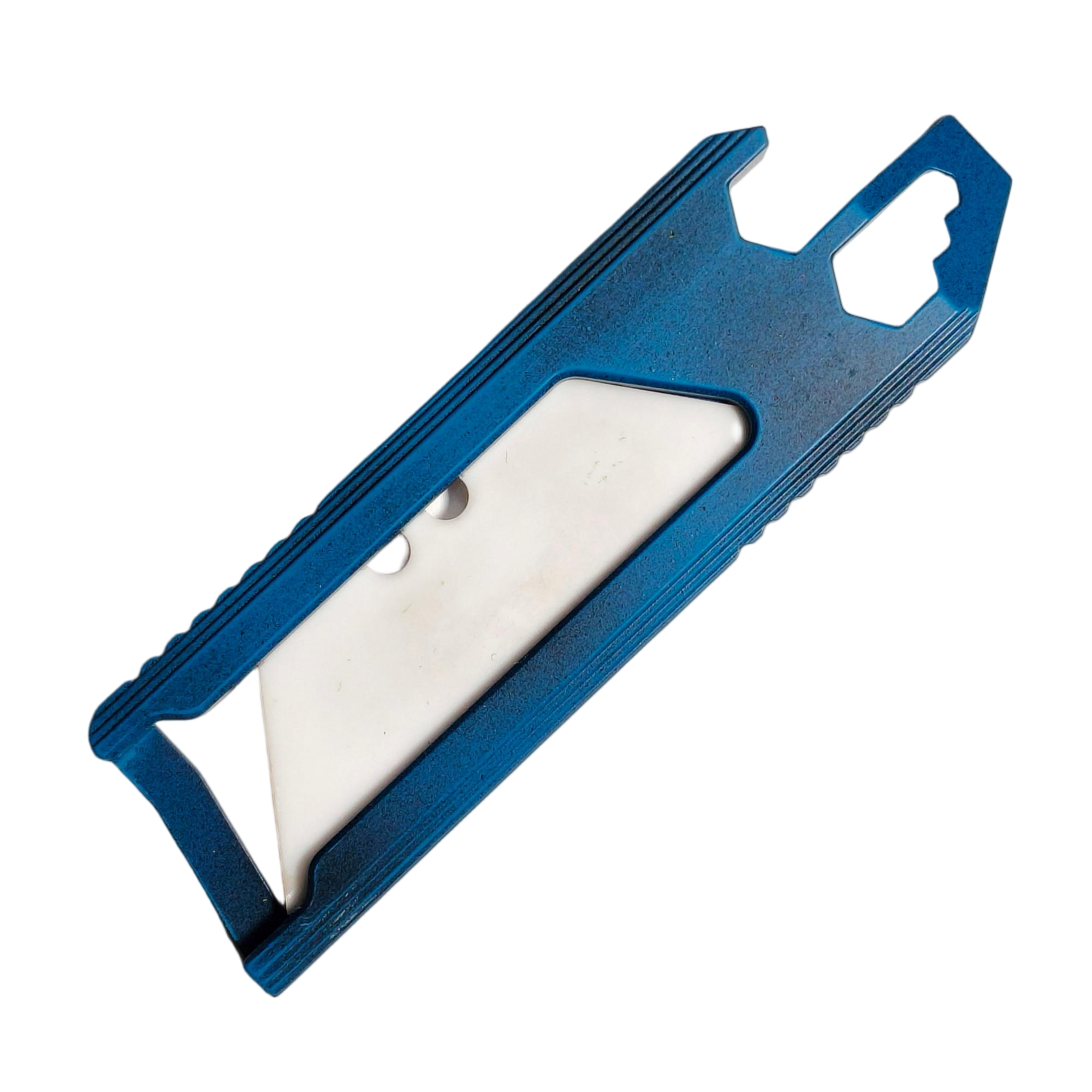 SnakeSword Honey Badger II Pro Titanium Multi-Tool Utility Knife EDC Tools Distressed Blue
