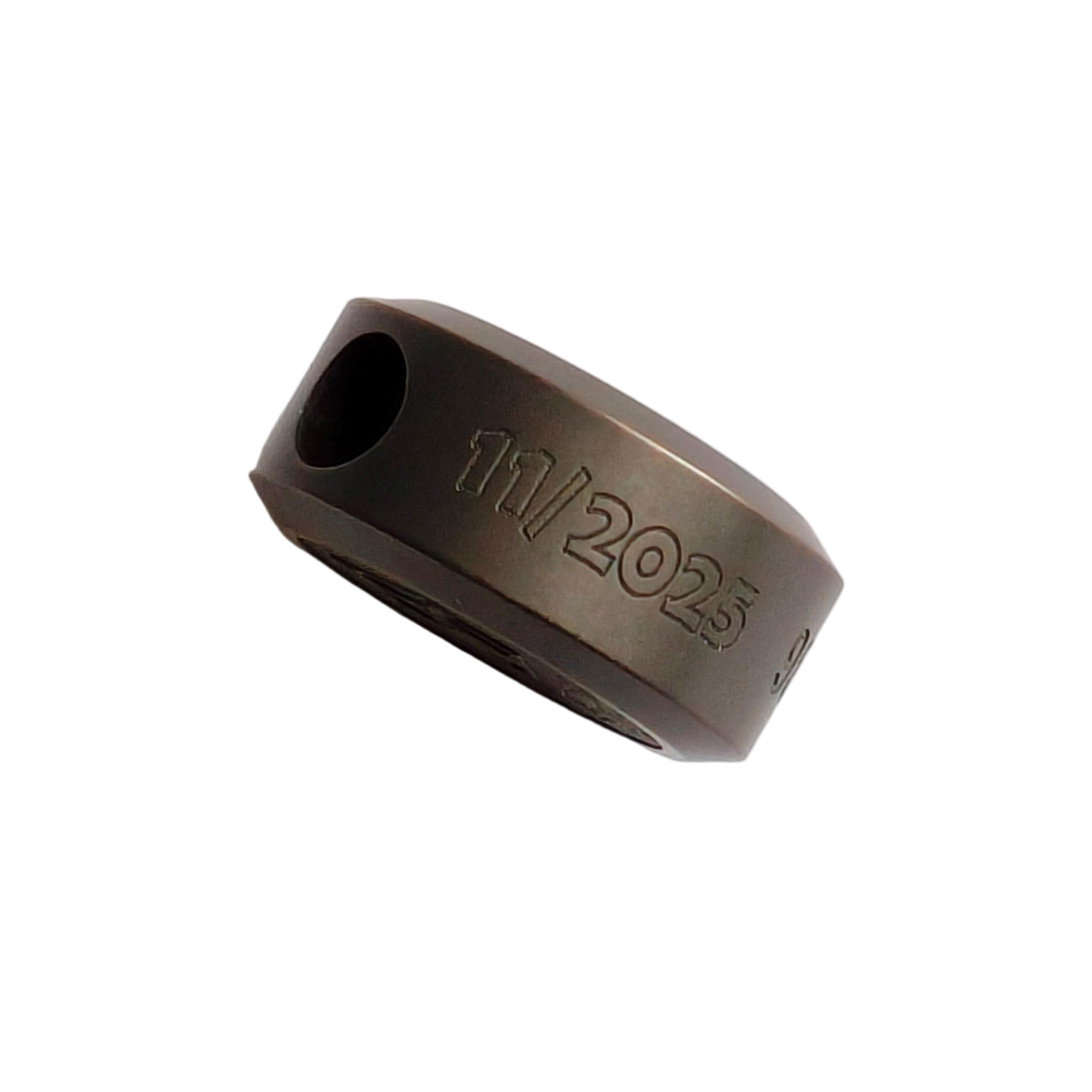 Shirogorov Bead Limited Paracord Knife Lanyard Bead Bronze 19mm