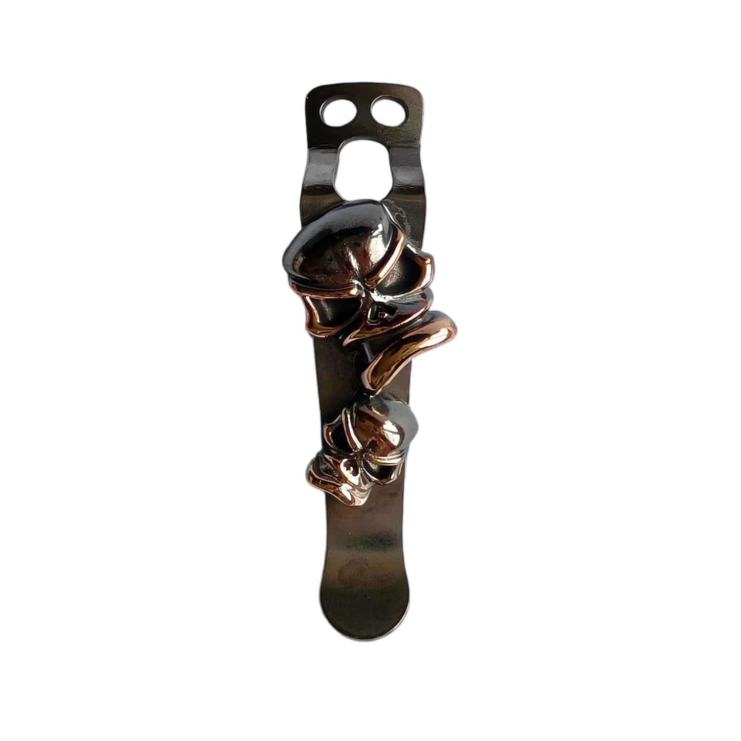 Cpprhd Skull Custom Flashlight Clip For Hanko, CWF, Laulima, Okluma
