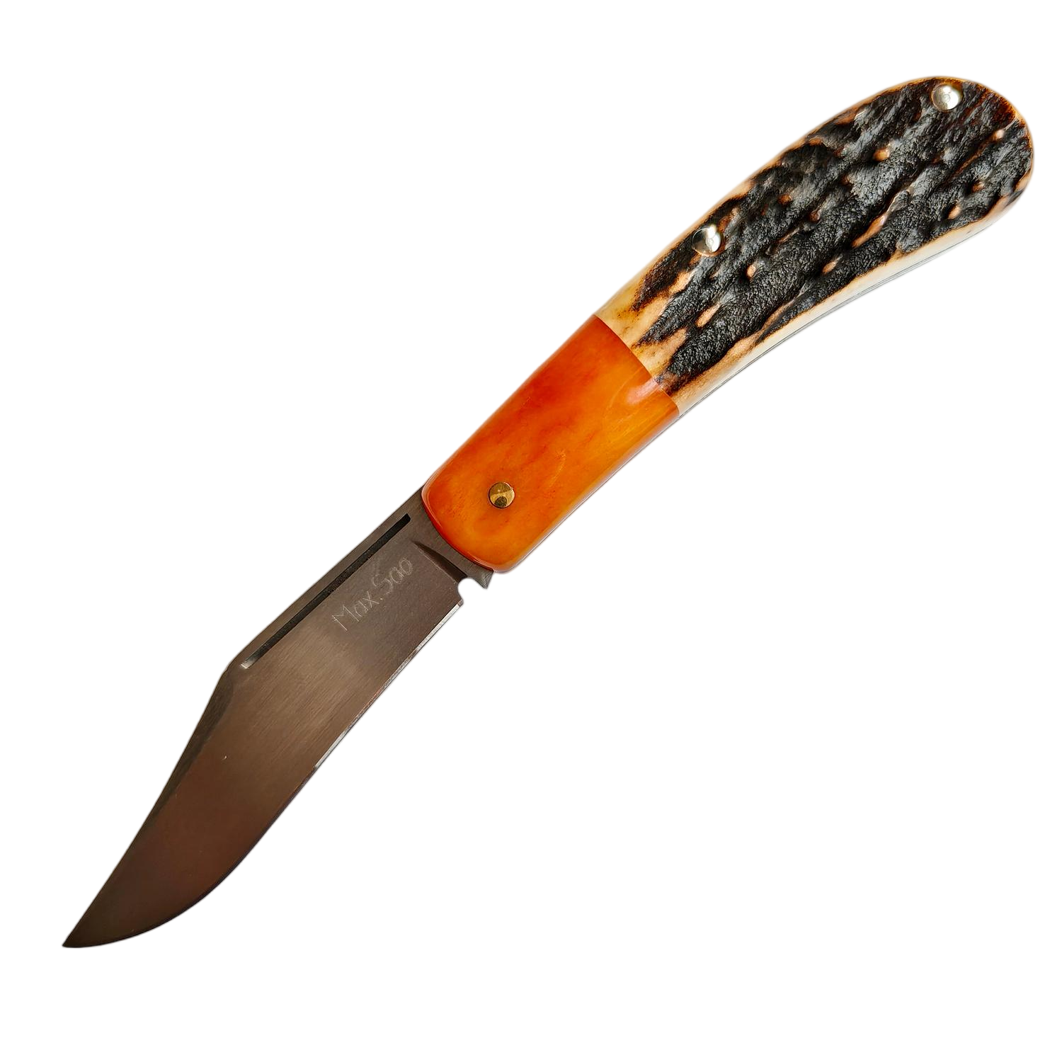 Sao Knife Pocket Knife CPM-154 Blade Deer antler stalk Handle SK260514-1