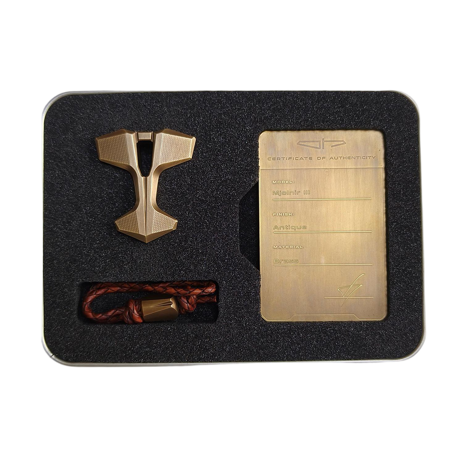 Ostap Hel Impact Tool Mjolnir III Brass Collect Custom Model 14MM Thickness
