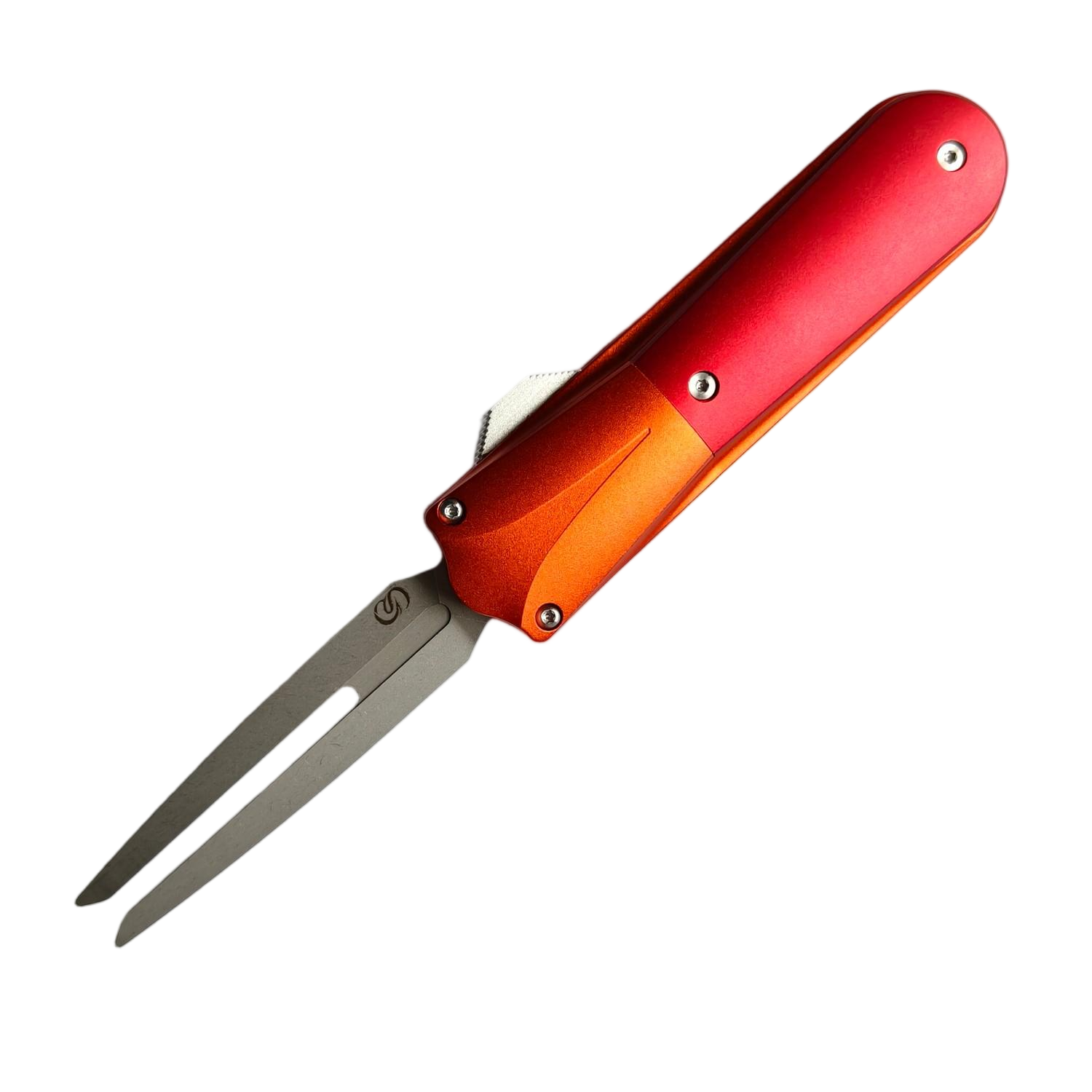 Sao Knife OTF Knife Fork 14C28N Blade Aluminum Handle Bone Patch