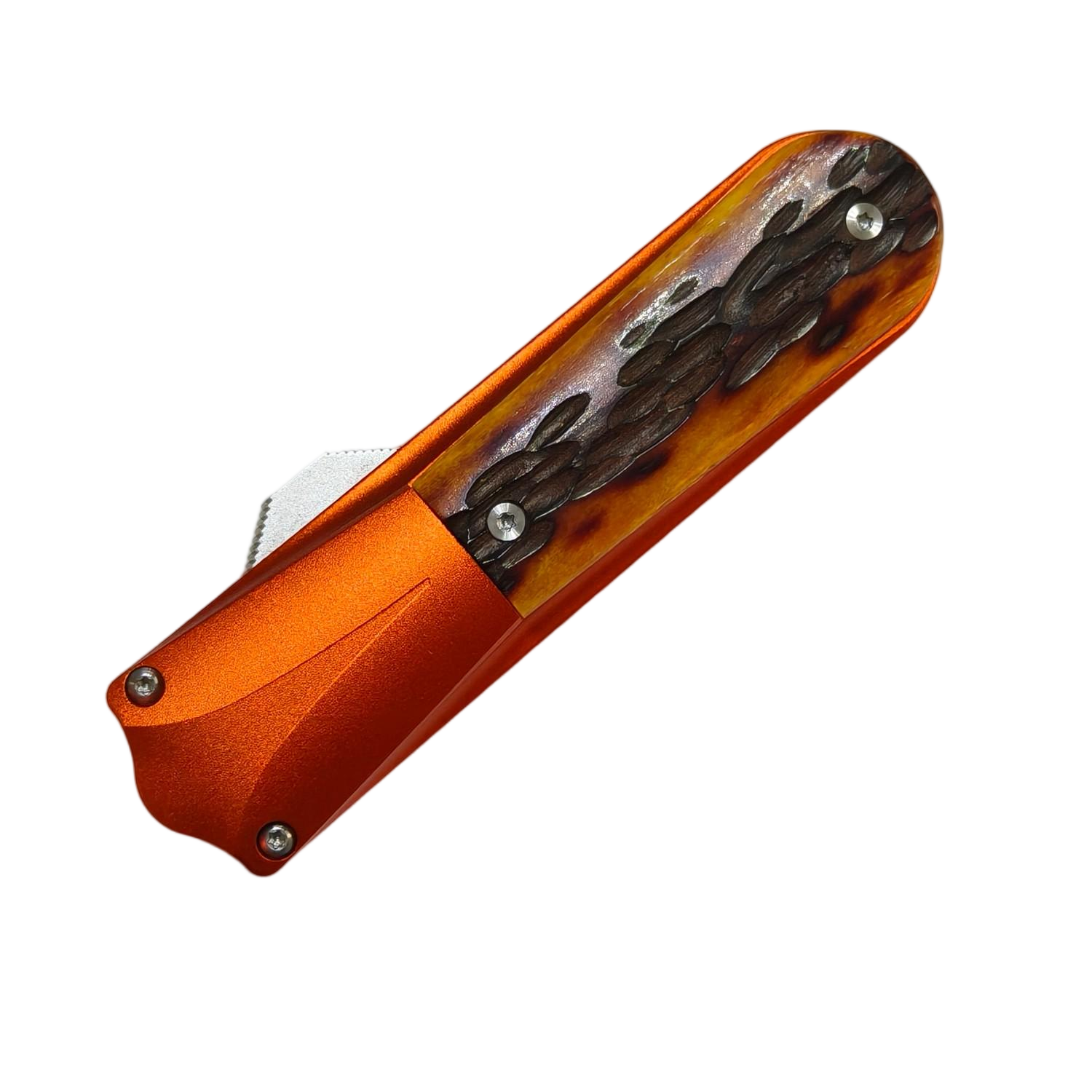 Sao Knife Squid OTF Knife CPM-20CV Blade Aluminum Handle Bone SK260831-4