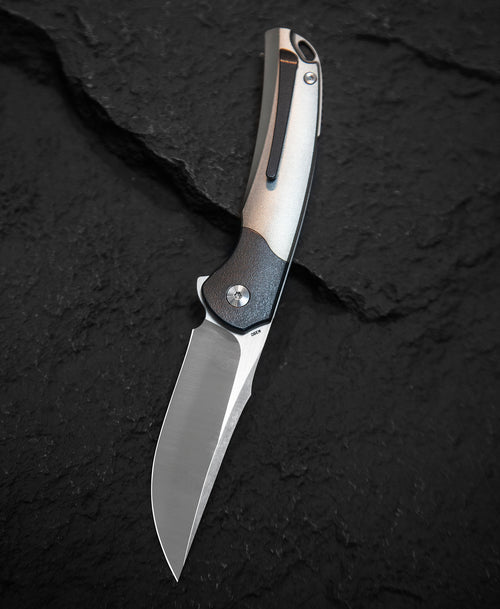 Bestech Supernova BT2111A M390 Blade Titanium+Zirconium bolster Handle Liner lock Folding Knife