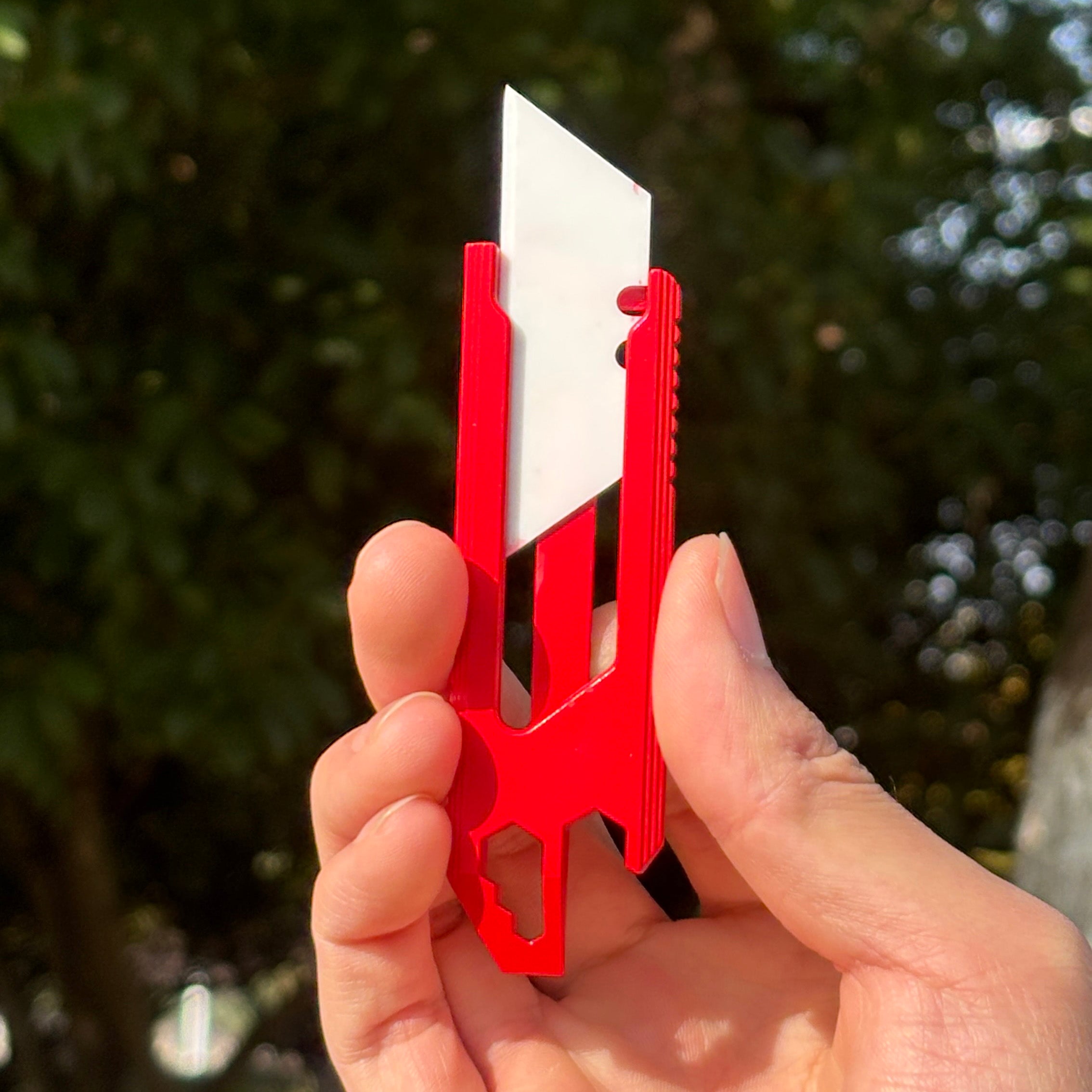 SnakeSword Honey Badger Utility Knife II Pro Titanium China Red