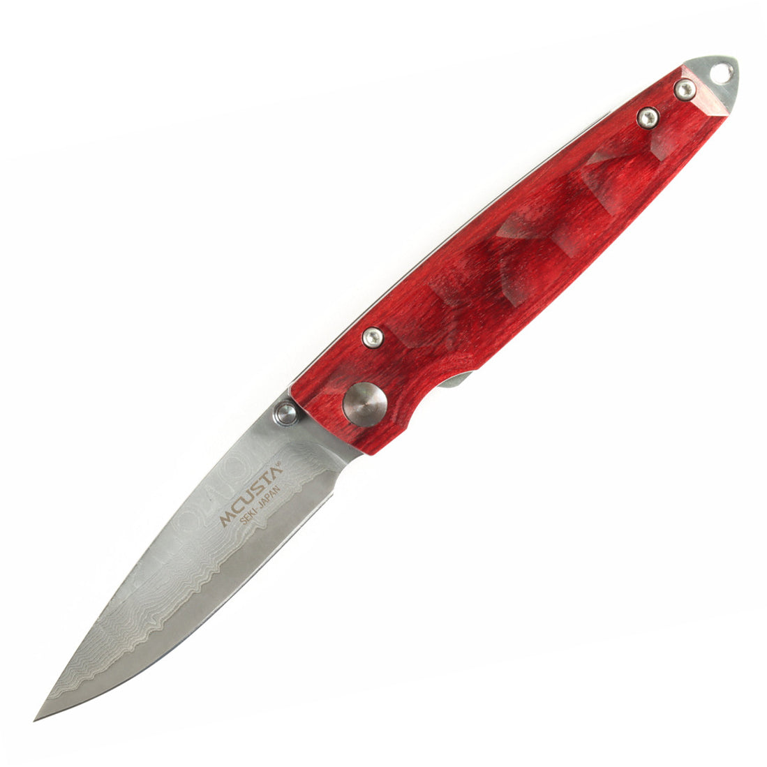 Mcusta Knife Shinra MC-0078D VG-10 Damascus Blade Staminawood Handle Folding Knives Edc Knife