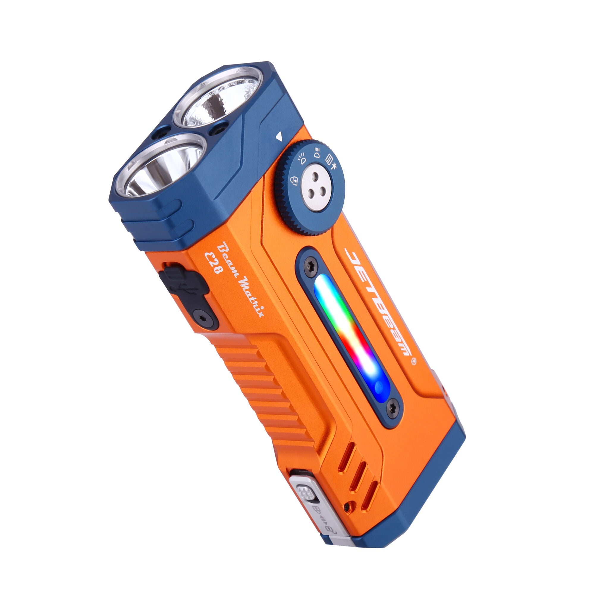 Jetbeam E28 3300 Lumens All in 1 Flashlight EDC RGB Laser Rechargeable
