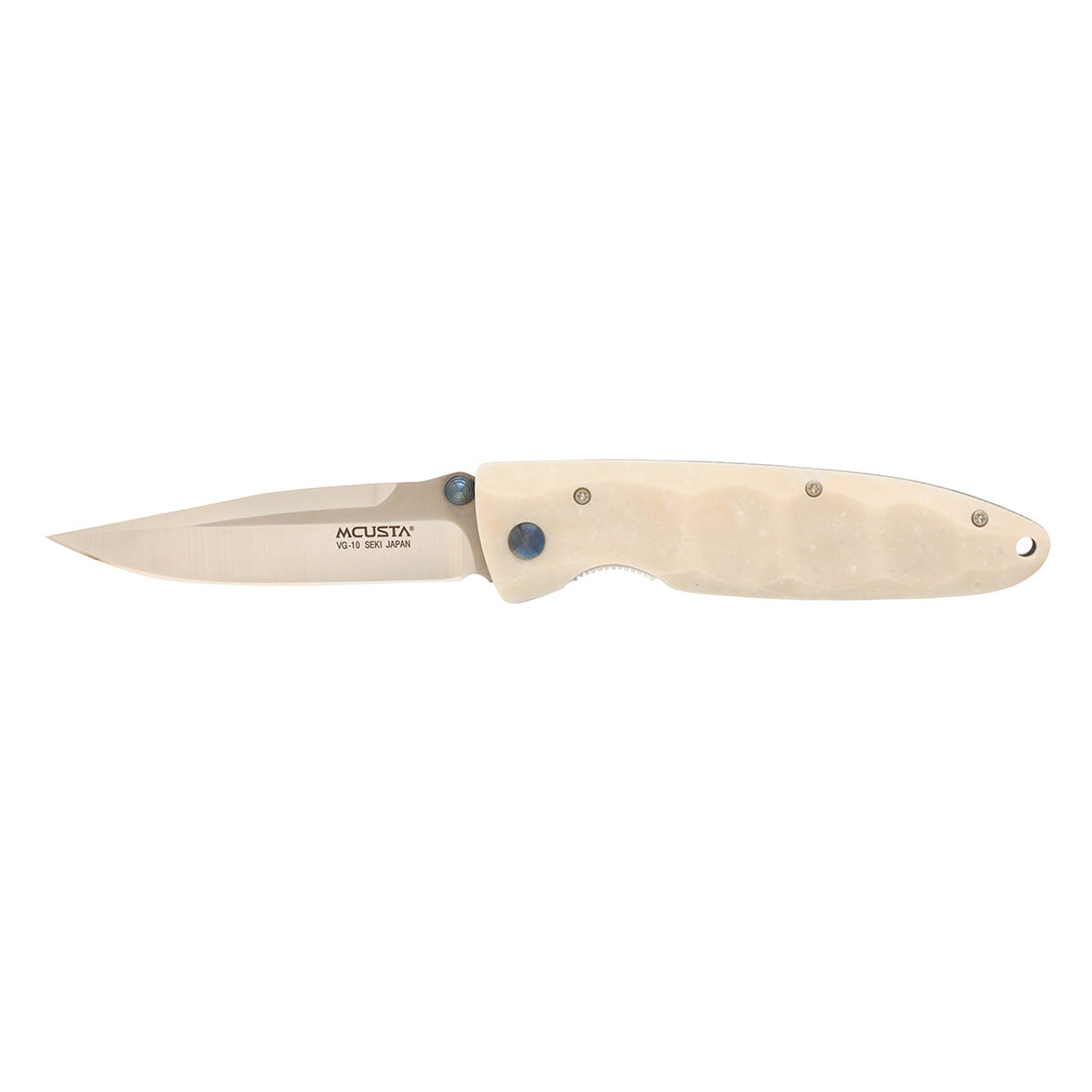 Mcusta Knife MC-0015 Wave Series VG10 Blade Corian Handle Folding Knife Edc