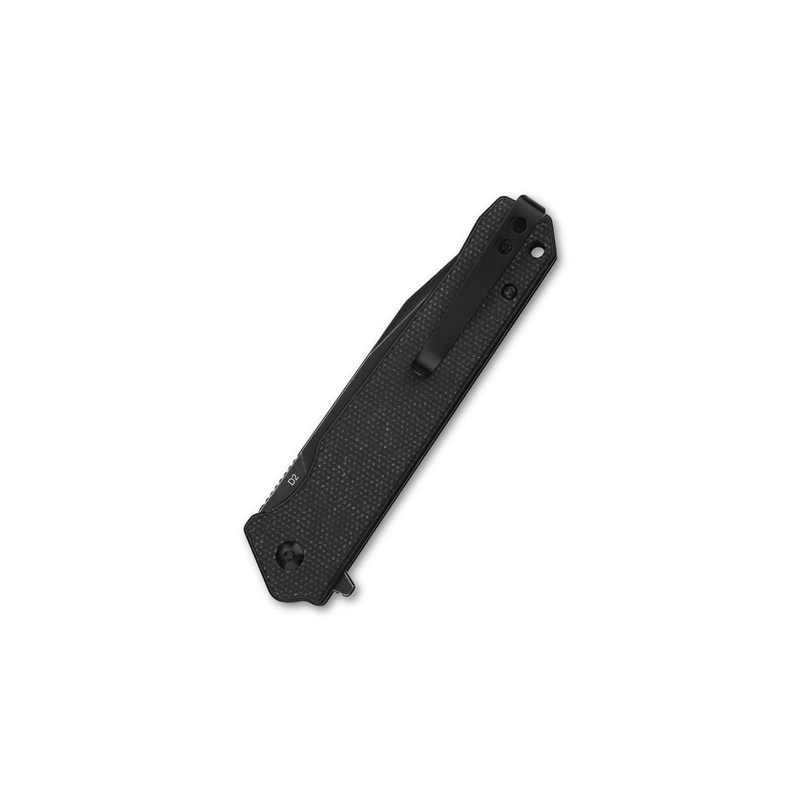 QSP Mamba V2 QS111-G2 D2 Blade Black Micarta Handle Liner Lock Pocket Knife