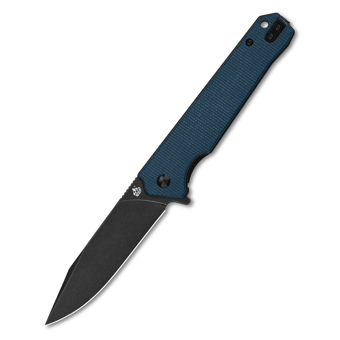 QSP Mamba V2 QS111-H2 D2 Blade Blue Micarta Handle Liner Lock Pocket Knife
