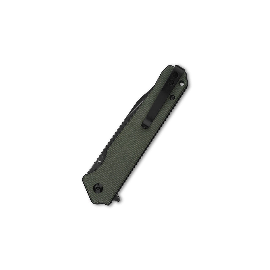 QSP Mamba V2 QS111-I2 D2 Blade Green Micarta Handle Liner Lock Pocket Knife
