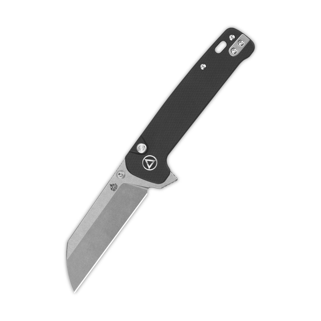 QSP Penguin QS130BL-A1 14C28N Blade Black G10 Handle Button Lock Pocket Knife
