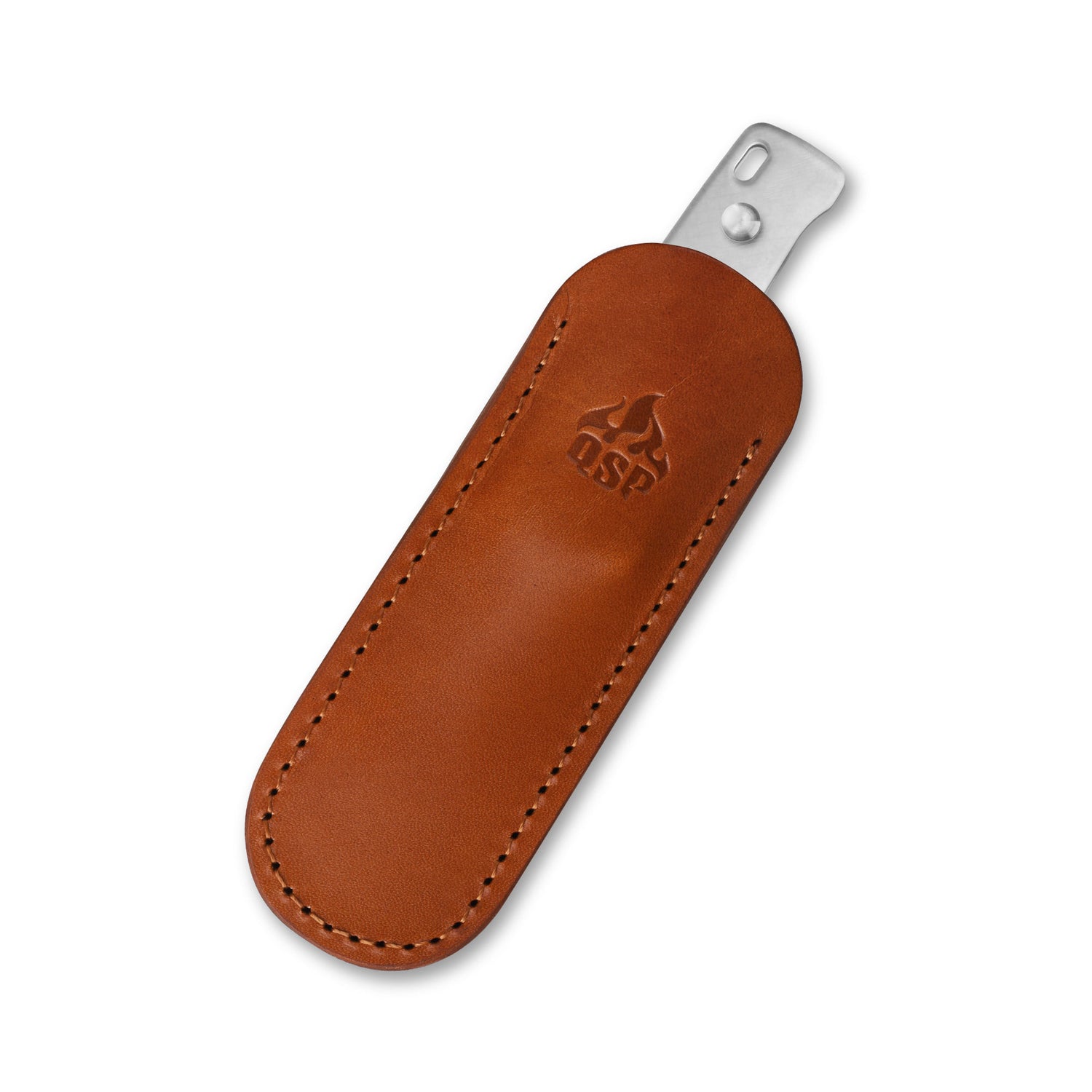 QSP Baby Penguin QS130BP-A1 14C28N Blade Acrylic Handle with Clip Slip sheath Fixed Blade Knife