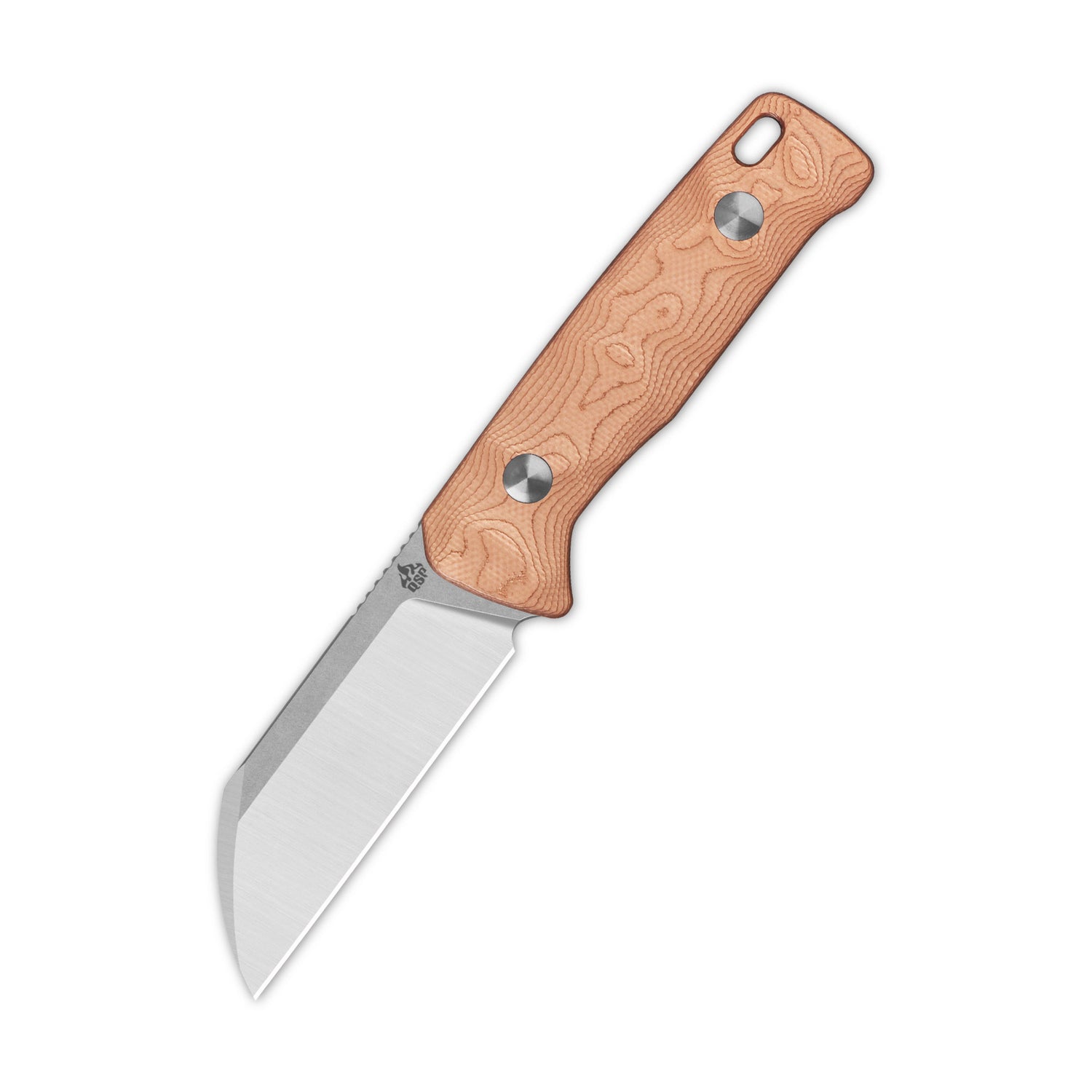 QSP Baby Penguin QS130BP-C1 14C28N Blade G10 with Copper Foil Handle with Clip Slip sheath Fixed Blade Knife