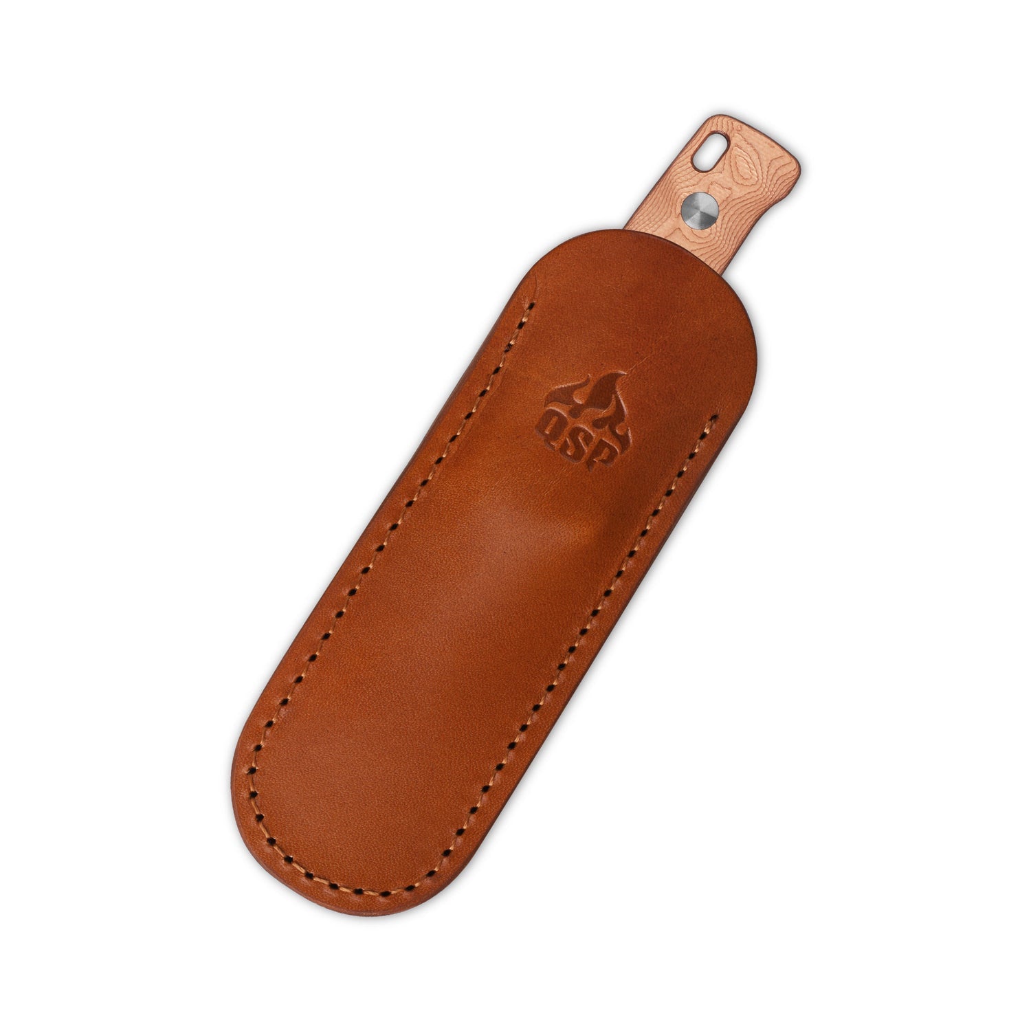 QSP Baby Penguin QS130BP-C1 14C28N Blade G10 with Copper Foil Handle with Clip Slip sheath Fixed Blade Knife