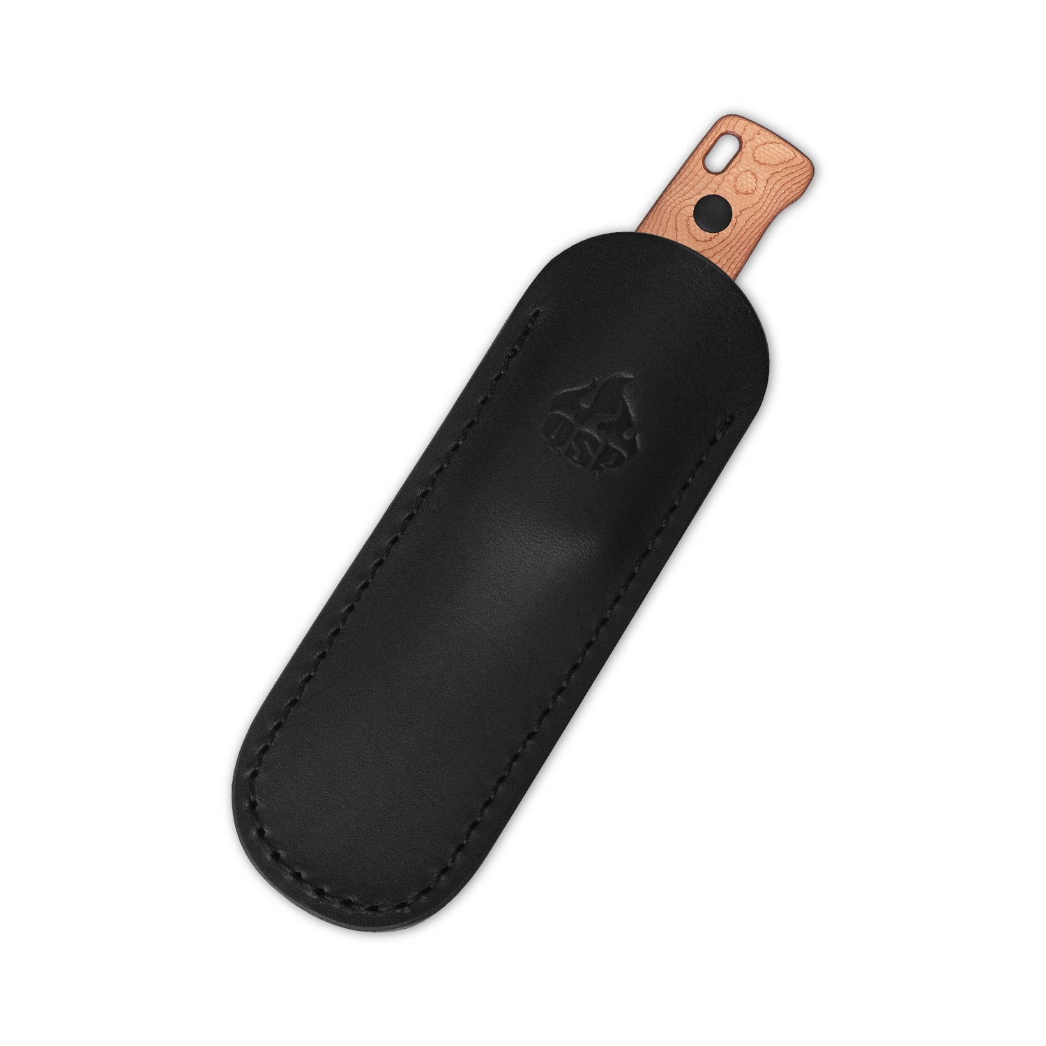 QSP Baby Penguin QS130BP-C2 14C28N Blade G10 with Copper Foil Handle with Clip Slip sheath Fixed Blade Knife