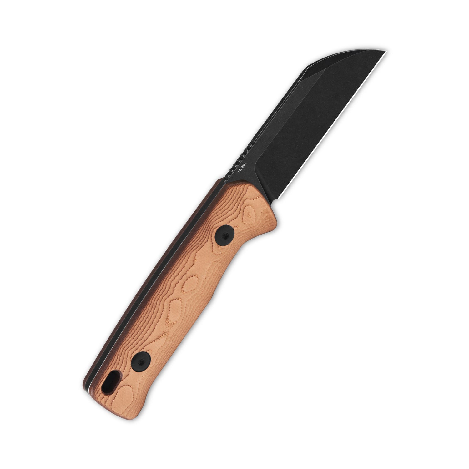 QSP Baby Penguin QS130BP-C2 14C28N Blade G10 with Copper Foil Handle with Clip Slip sheath Fixed Blade Knife