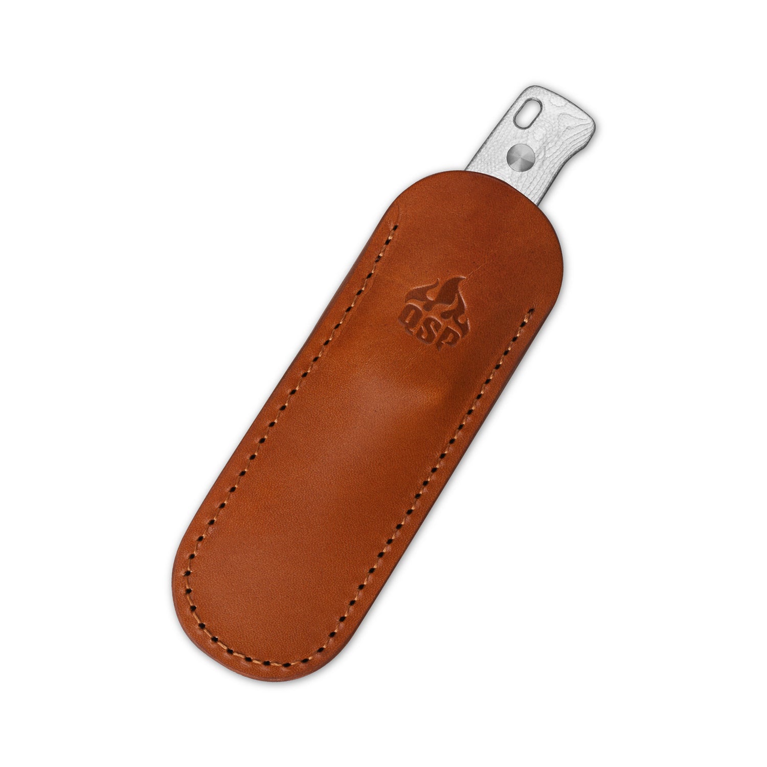 QSP Baby Penguin QS130BP-D1 14C28N Blade G10 with Aluminum Foil Handle with Clip Slip sheath Fixed Blade Knife