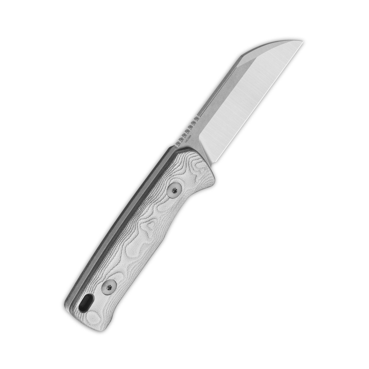 QSP Baby Penguin QS130BP-D1 14C28N Blade G10 with Aluminum Foil Handle with Clip Slip sheath Fixed Blade Knife