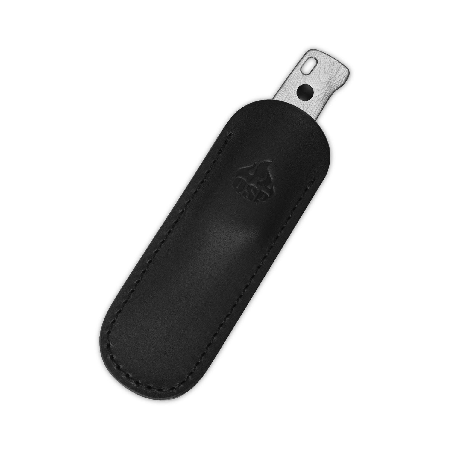 QSP Baby Penguin QS130BP-D2 14C28N Blade G10 with Aluminum Foil Handle with Clip Slip sheath Fixed Blade Knife