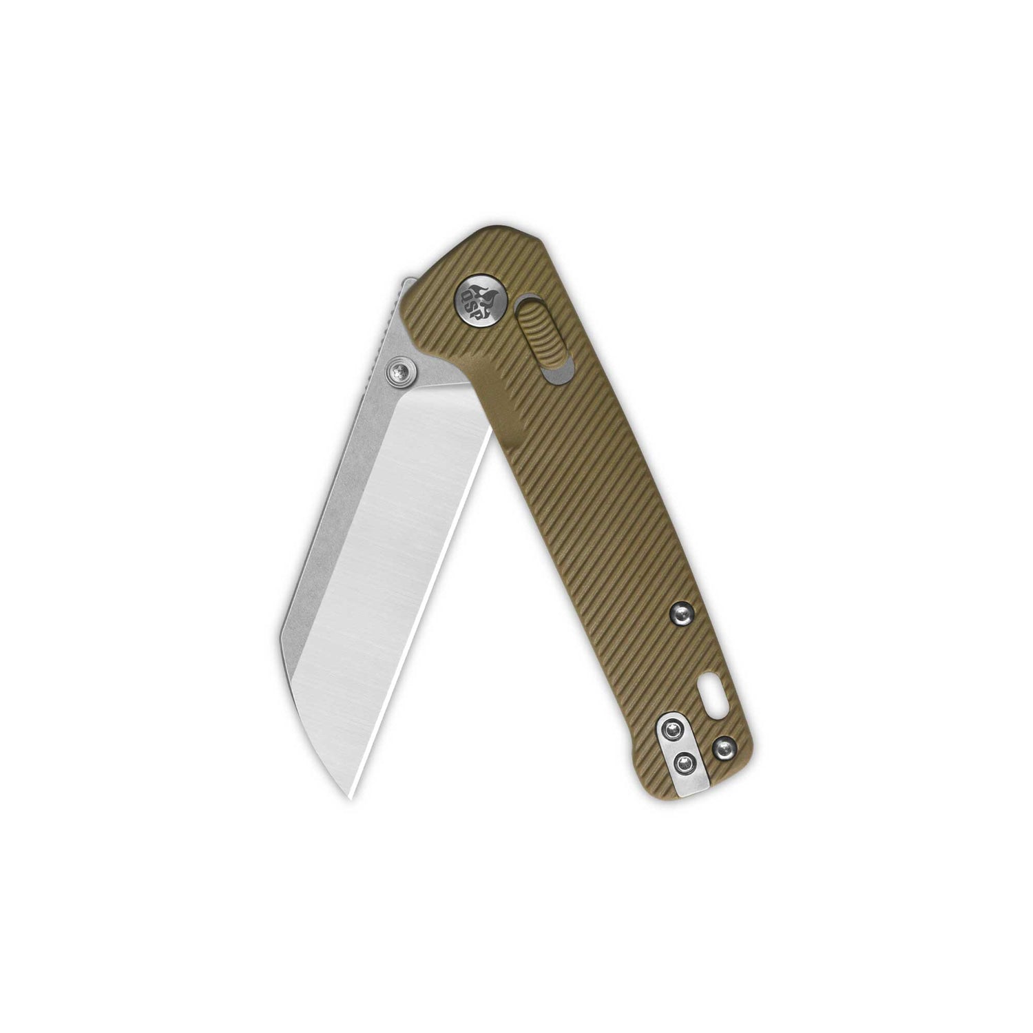 QSP Penguin QS130GL-C1 14C28N Blade Khaki FRN Handle Glyde Lock Pocket Knife