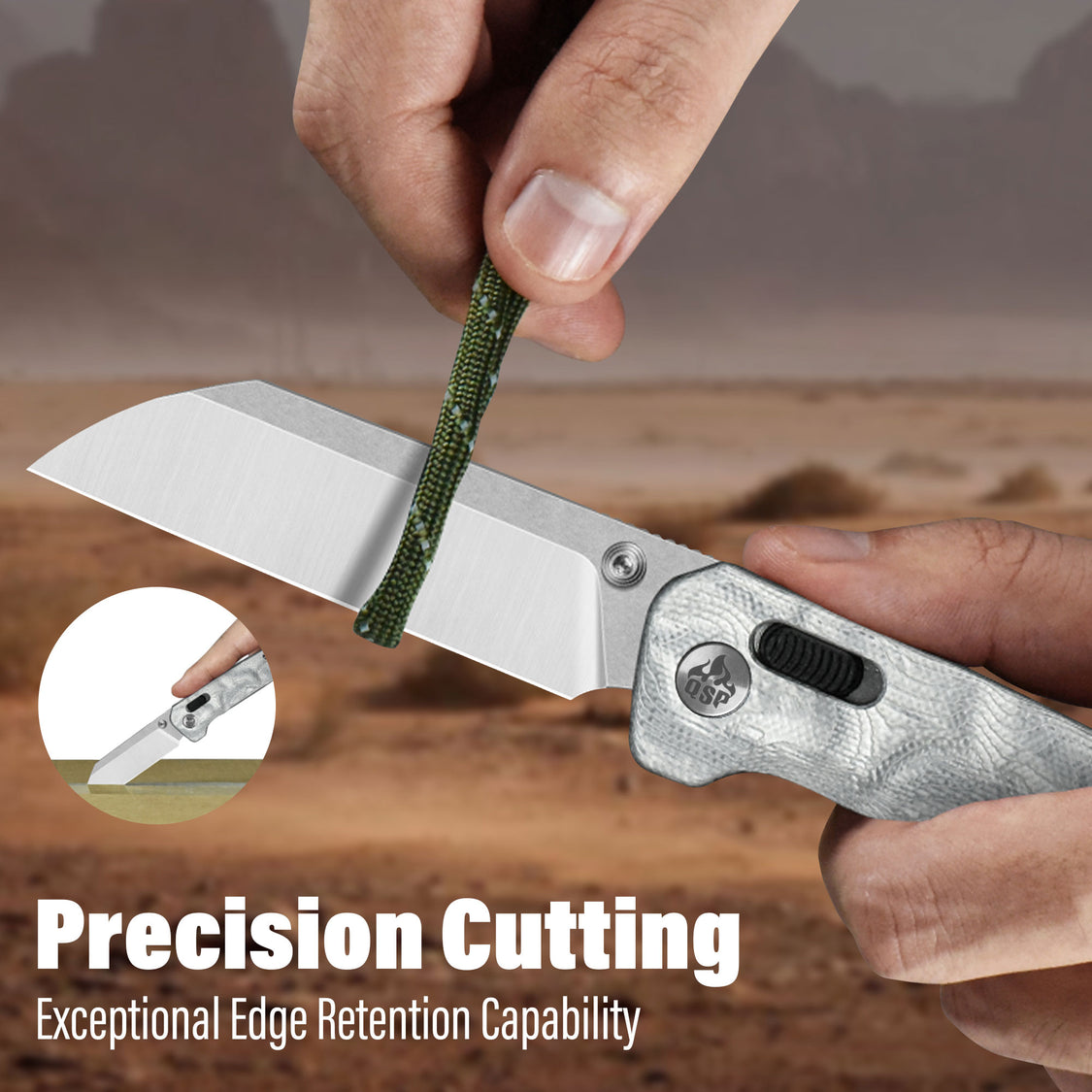 QSP Penguin QS130GL-G1 14C28N Blade G10 with Aluminum Foil Handle Glyde Lock Pocket Knife