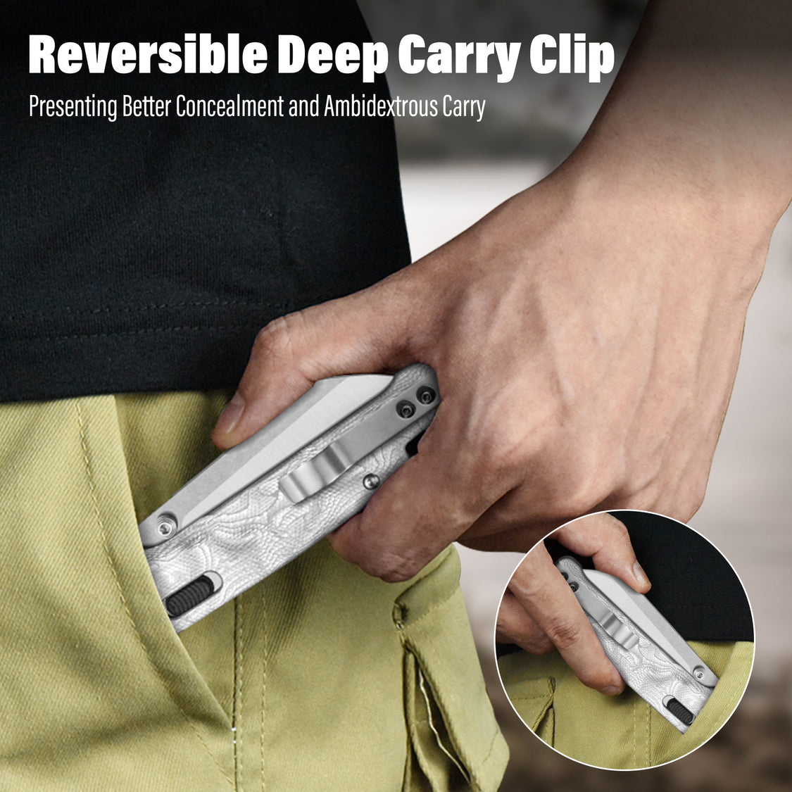 QSP Penguin QS130GL-G1 14C28N Blade G10 with Aluminum Foil Handle Glyde Lock Pocket Knife