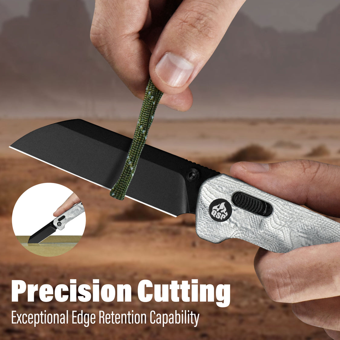 QSP Penguin QS130GL-G2 14C28N Blade G10 with Aluminum Foil Handle Glyde Lock Pocket Knife