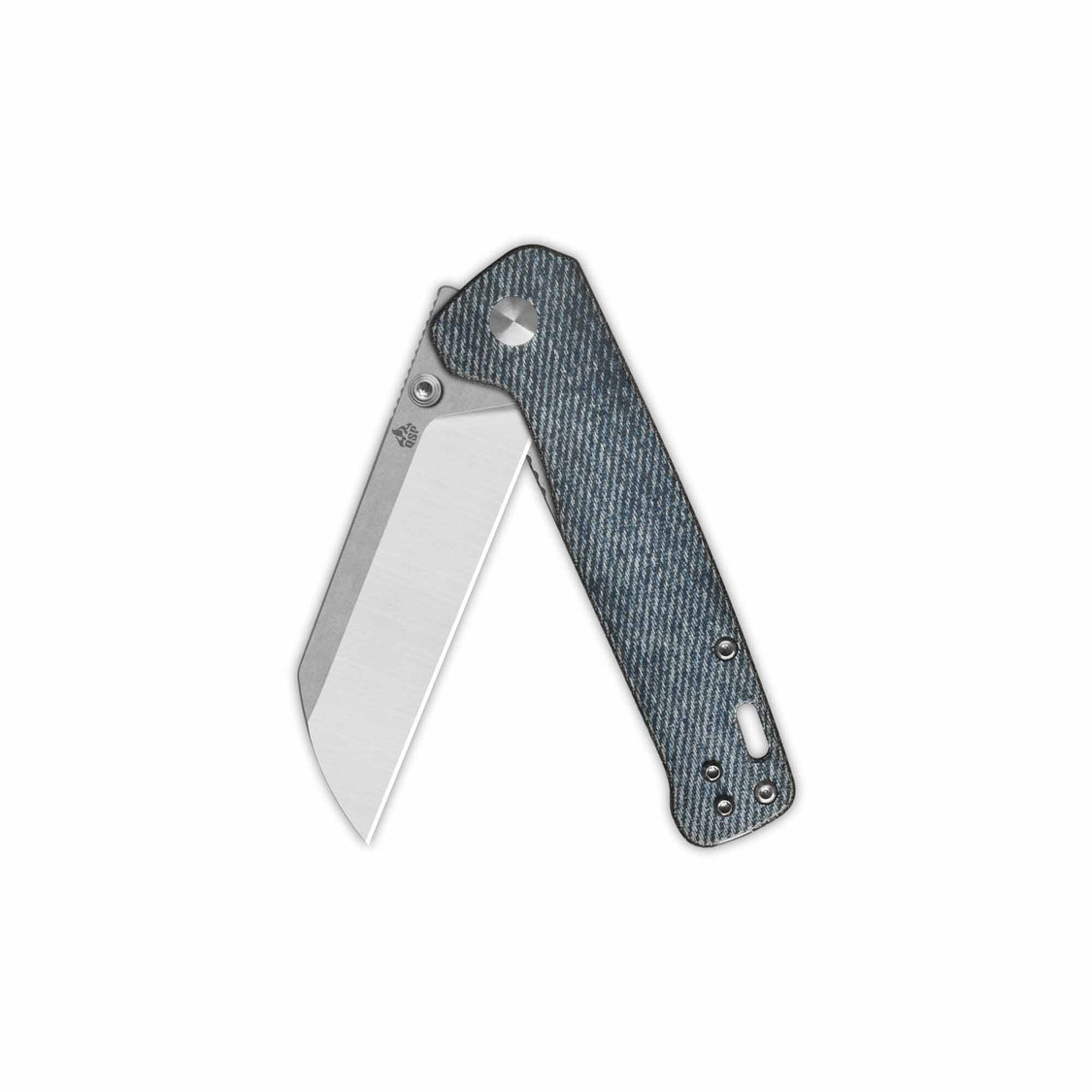 QSP Penguin V2 QS130V2-B1 D2 blade Denim Micarta handle Pocket Knife Liner Lock