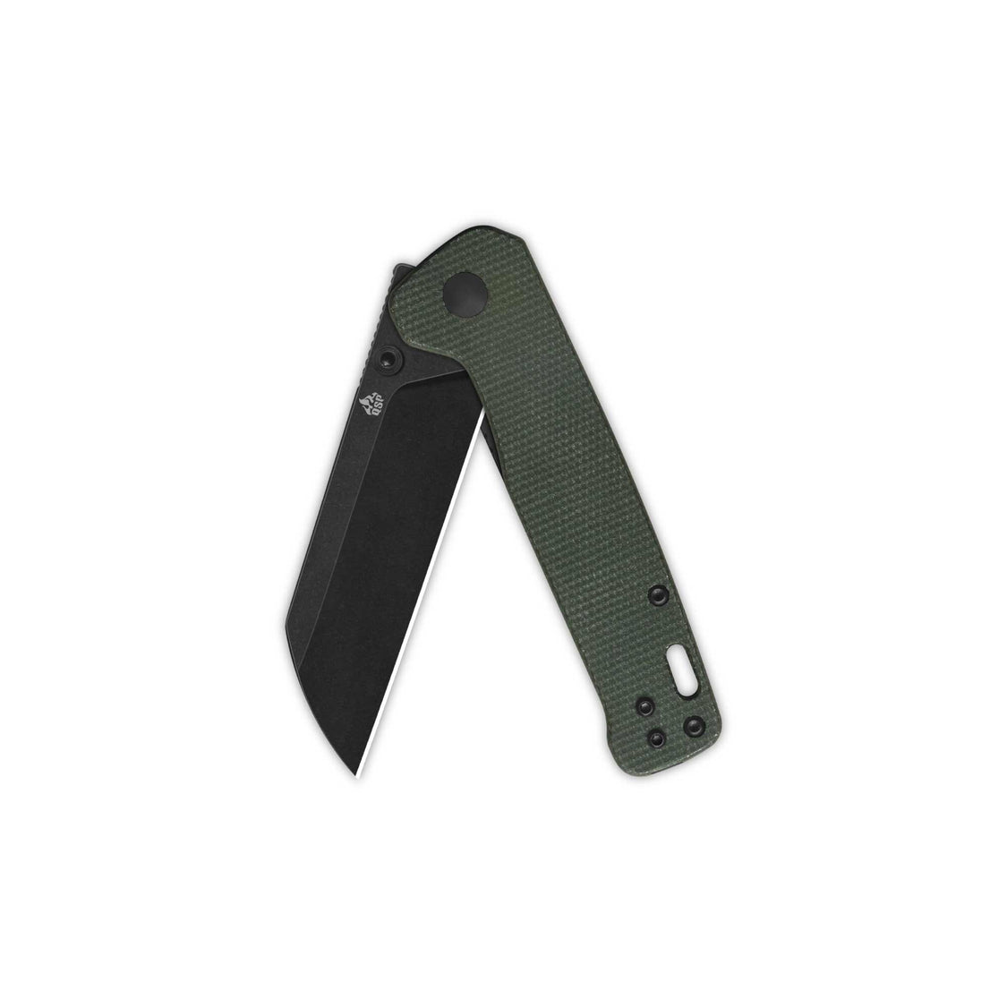 QSP Penguin V2 QS130V2-C2 D2 blade Green Micarta handle Pocket Knife Liner Lock