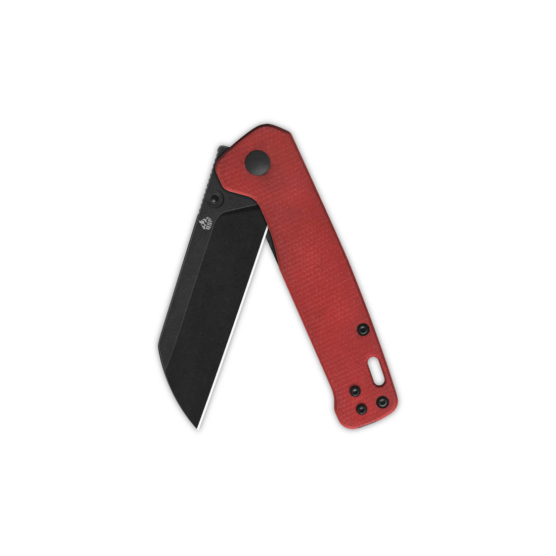 QSP Penguin V2 QS130V2-D2 D2 blade Red Micarta handle Liner Lock Pocket Knife